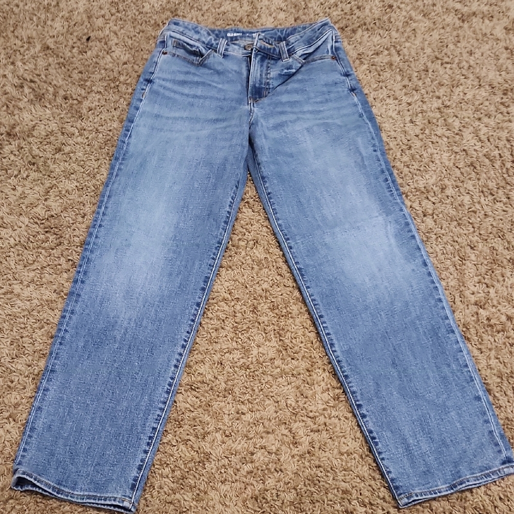 Old Navy Light Blue Straight Leg Jeans